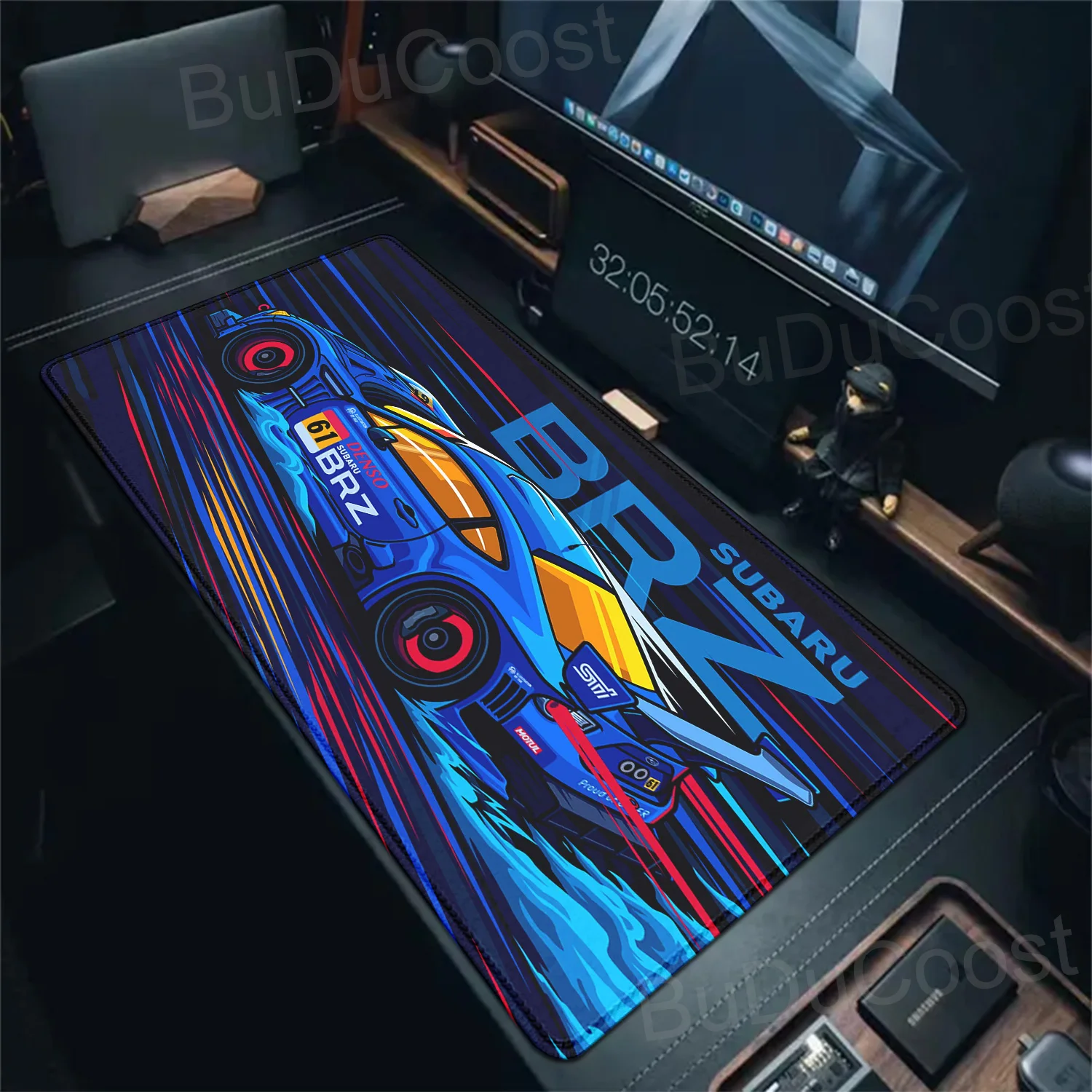 Игровой коврик GTR для гоночной машины нескользящий Настольный компьютера