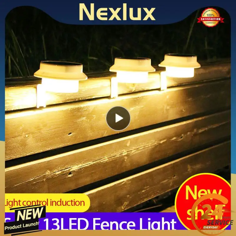 

13LED Outdoor Solar Light Intelligent Light Control Wall Light IP65 Waterproof Outdoor Street Light Lamp For Garden Decoration