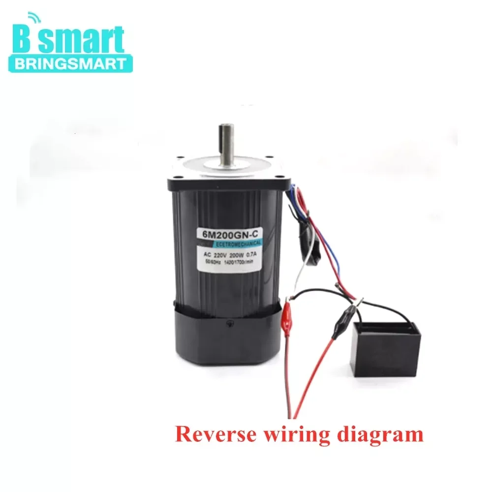 BringSmart 6M200GN-CC 200 Вт высокоскоростные двигатели с оптической осью переменного тока