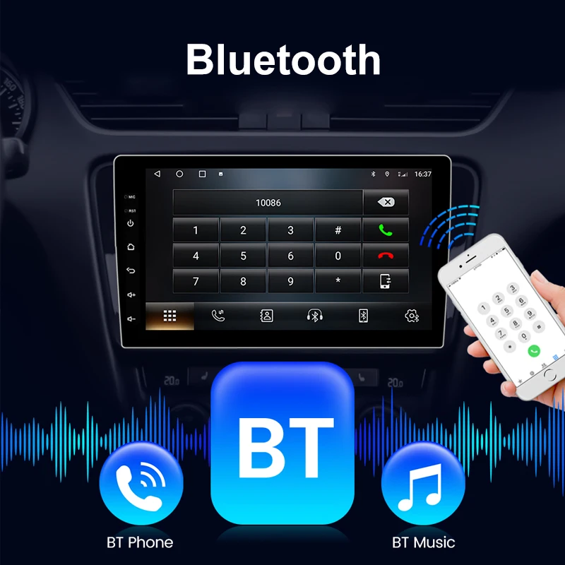 9-дюймовый 2-Din Android автомобильный стерео радио для Toyota Auris E150 2006-2012 мультимедийный