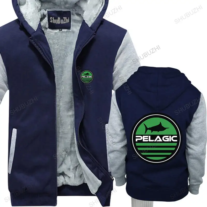 

men winter warm black hoody Aquatic New Pelagic Fishing hoodies Mens Diy male thick hoodies euro size
