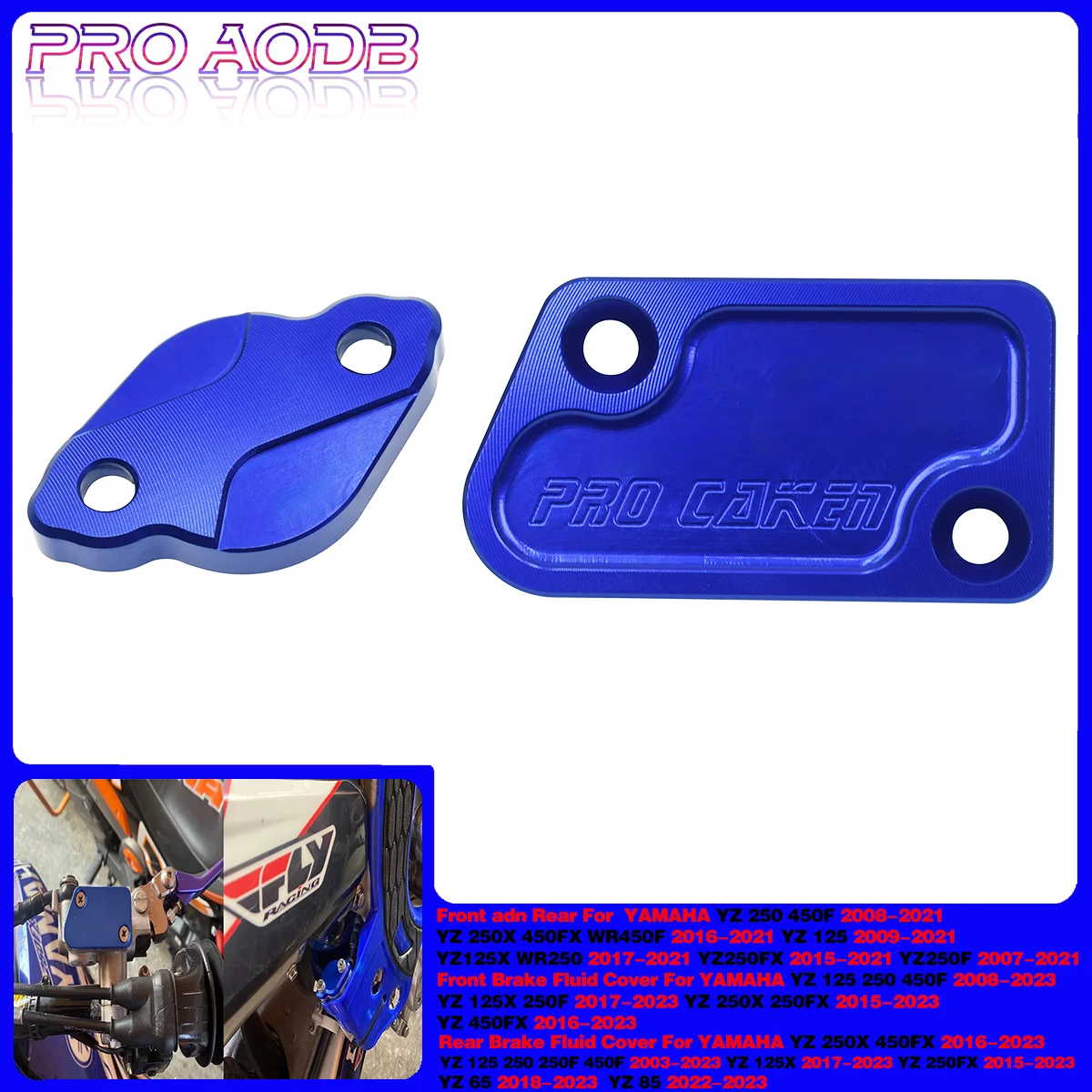 Аксессуары для мотоциклов передняя и задняя крышка бачка тормозной жидкости Yamaha