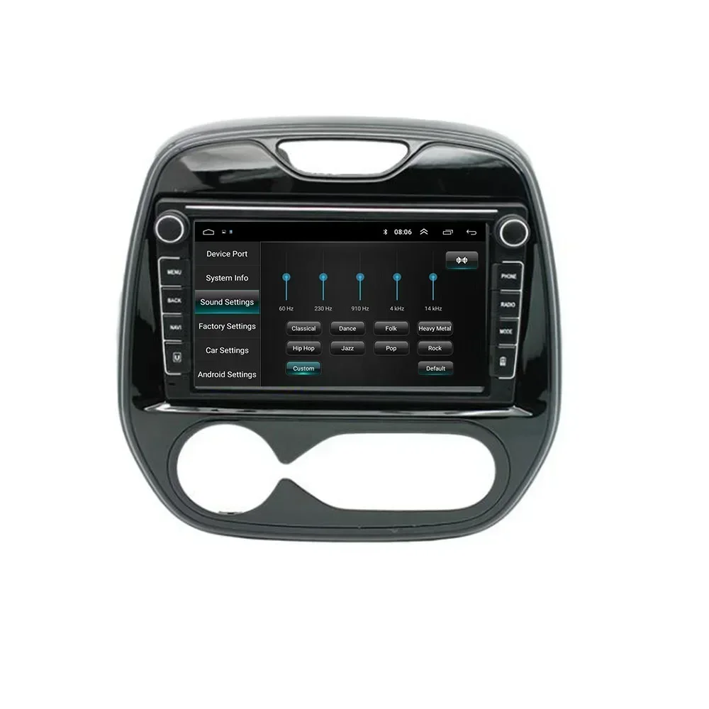 Android авто радио для Renault Captur CLIO Samsung QM3 2011-2050 стерео Carplay GPS-навигационная система 2 din