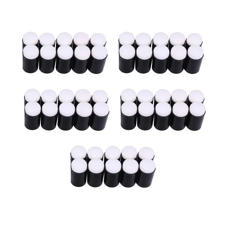 

50Pcs Finger Sponge Dauber Painting Ink Pad Stamping Brush Craft Case Art Tools with Box Office School Drawing DIY Craft