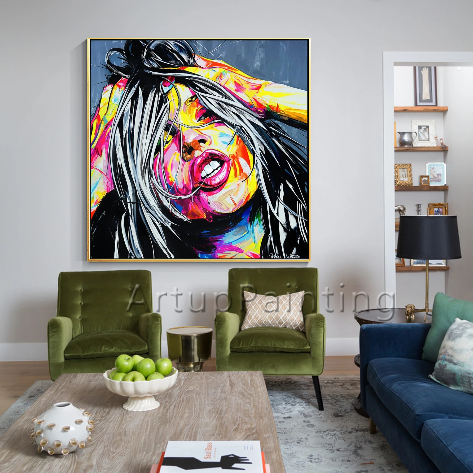 Картина маслом на холсте Нож для гостиной