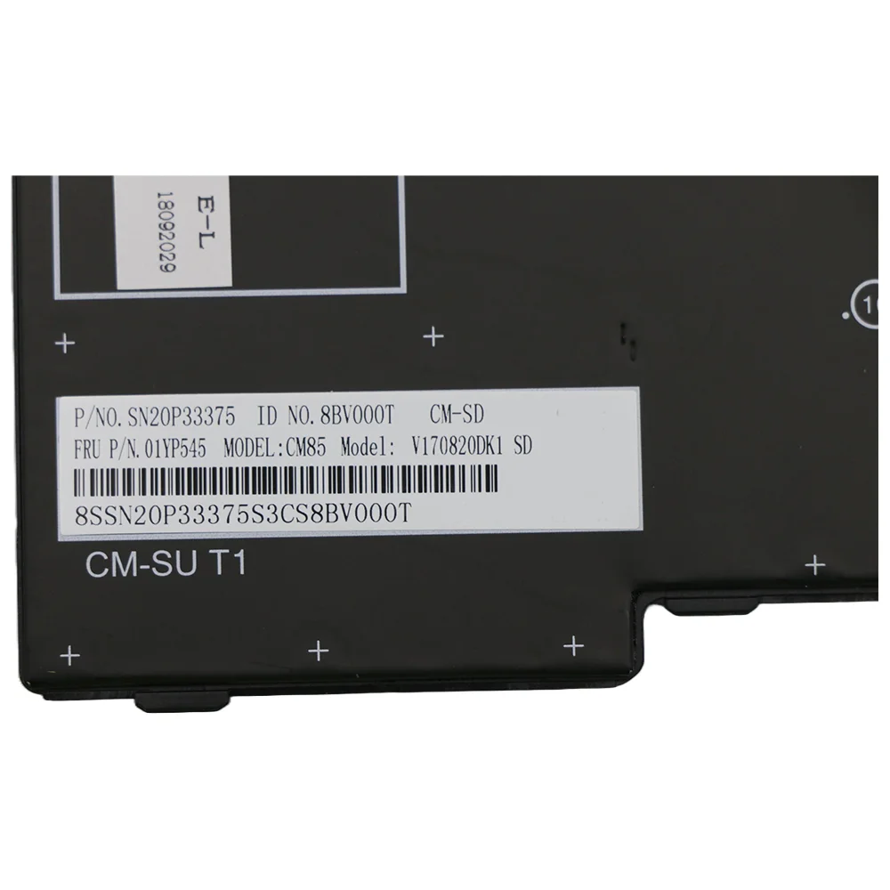 Новая черная клавиатура для ноутбука Lenovo ThinkPad L490 E485 P43S с шведской/финской