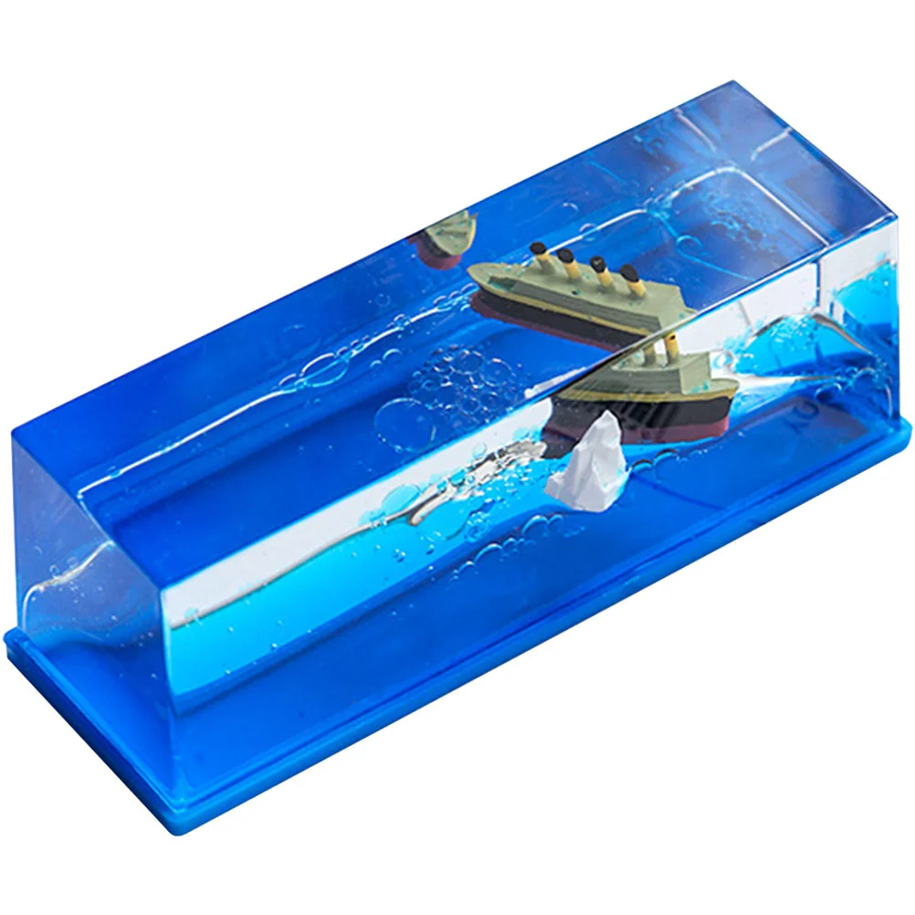 

Круизная бутылка для корабля, модель дрифта, жидкий декор, необычное украшение, женские подарки, день рождения, жидкая лодка, пиратский жемч...