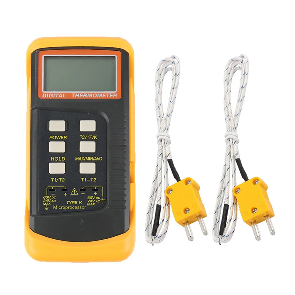 Цифровая термопара K-типа профессиональный ЖК-термопарный термометр 6802
