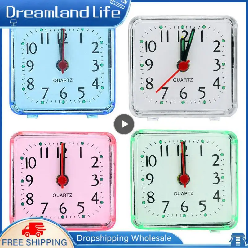 Cute Alarm Clock Analog Alarm Clock Compact Travel Quartz Beep Clock Alarm Home Gadgets