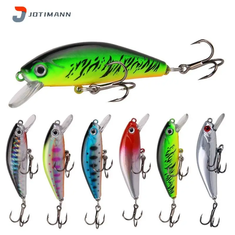 

New Minnow Sinking Hard Fishing Lure 6.7g 5.5Cm Artificial Bionic Bait Sea Bass Carp Wobblers Crankbaits Spinning Fishing Tackle