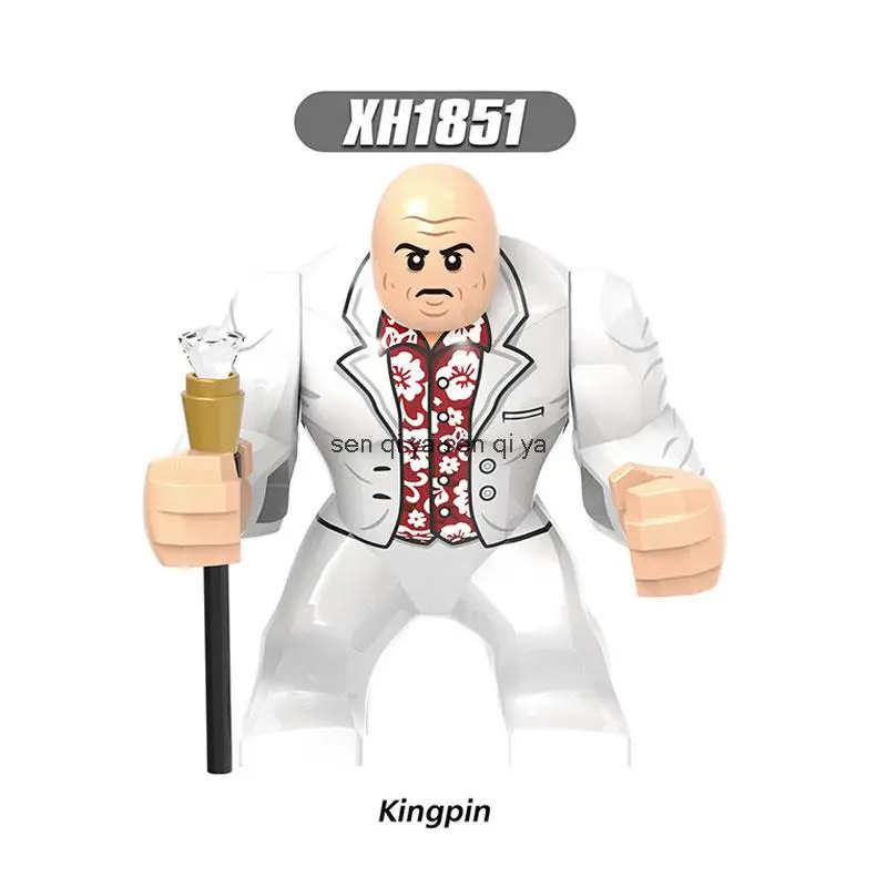 

New Lizard Kingpin Big Size Doctor Strange Spider Anime Figure Carnage Model Figure Blocks Building Bricks Toys For Children