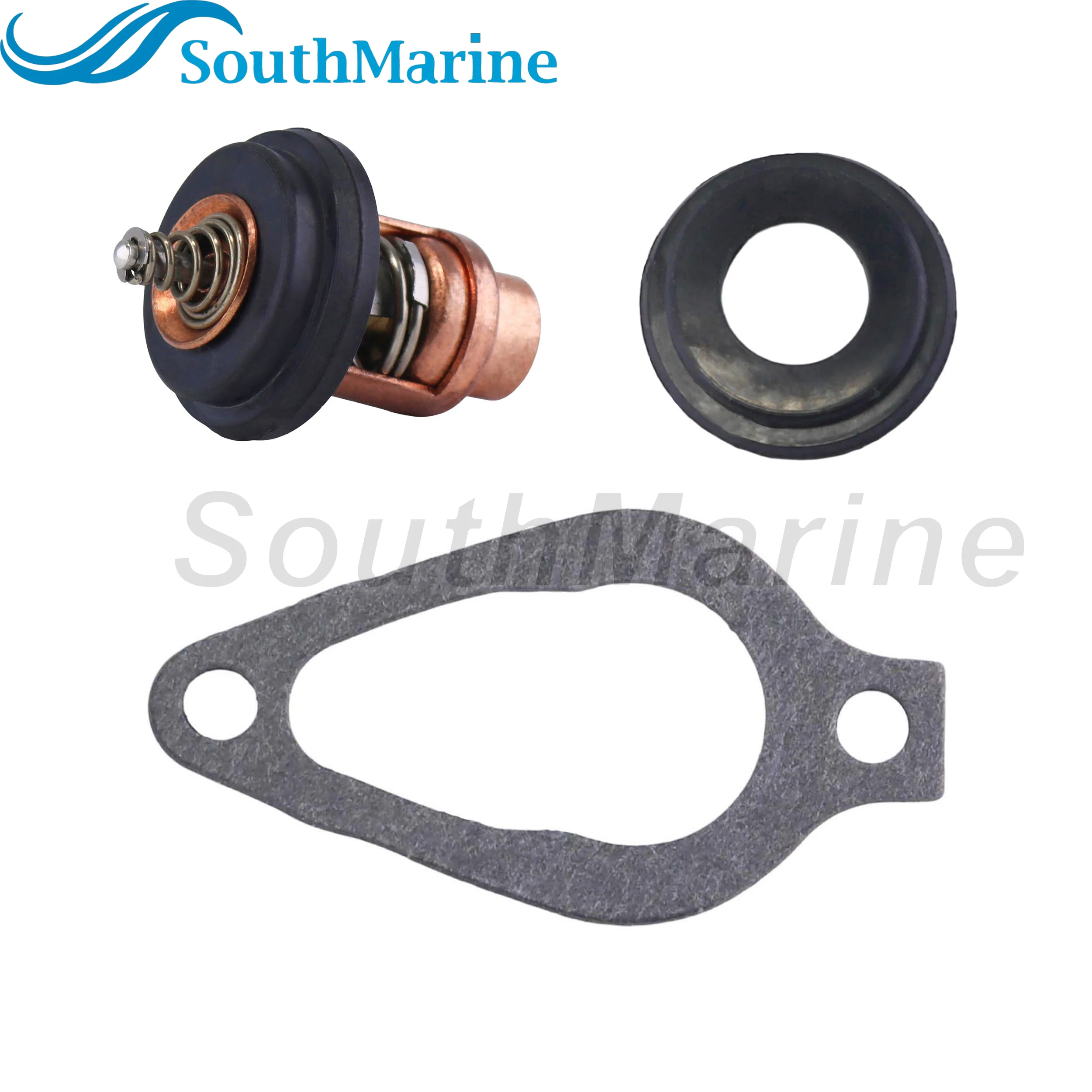 Фото Термостат для лодочного двигателя Mercury Marine 2, 2.5, 3.5, 4, 5, 6, 25, 30 л.с., номера 804540, 8M0228409, 18-3638, 3H6010300M, для Nissan Toha №2