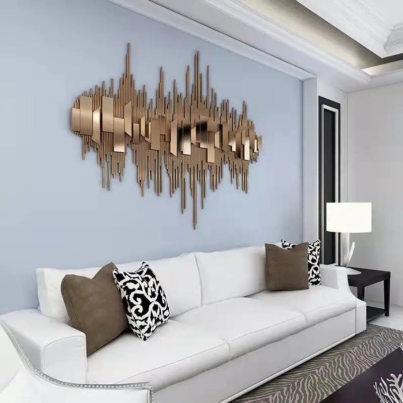 Железная искусство роскошное стильное украшение для стены трехмерное
