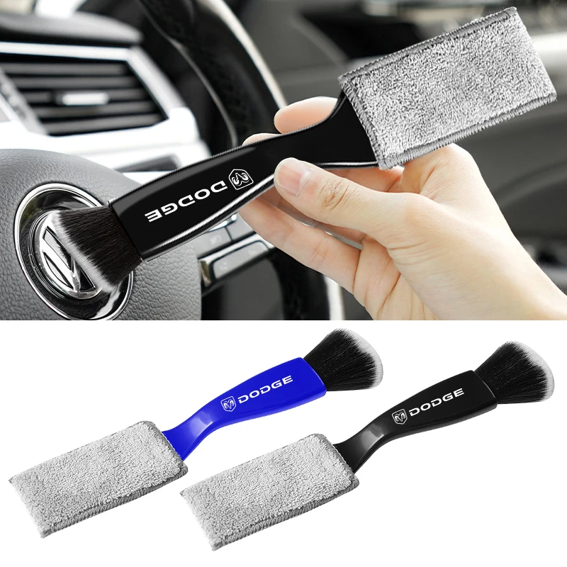 

2 in 1 Car Interior Cleaning Duster Tool for Dodge Caliber Ram 1500 Caravan Charger Grand Caravan Journey Car Accessories Tool