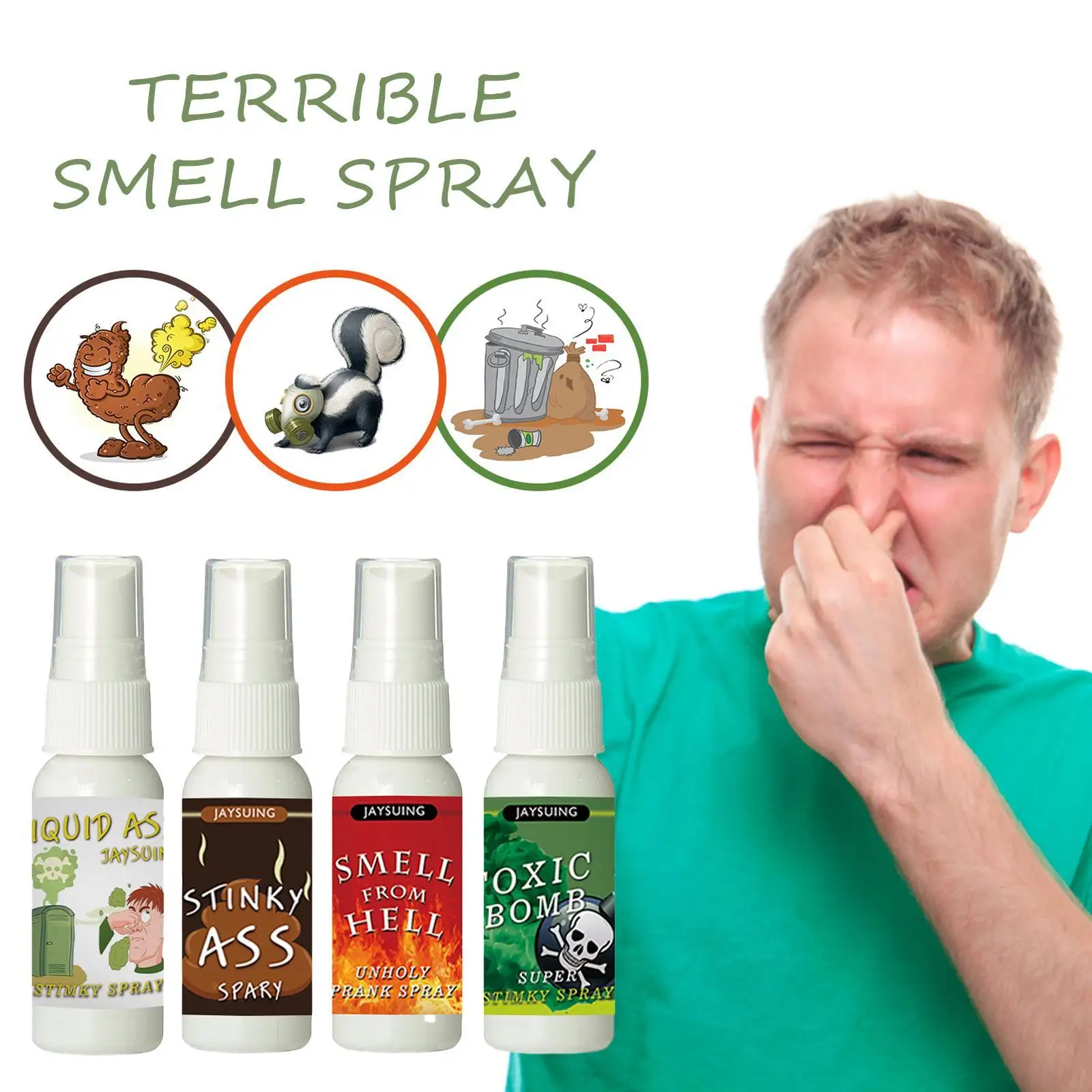 

Terrible Smell Liquid Spray, Long Lasting Spray For Adults And Children, Bad Smell Spray