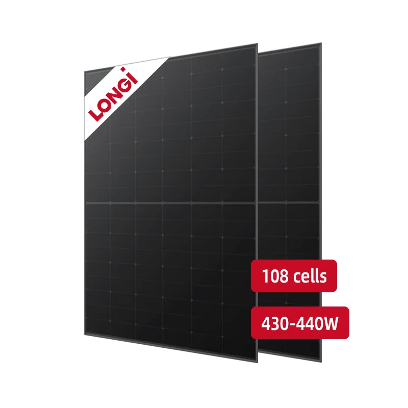 

Longi Hi-mo 6 Full Black Solar Panel 430W 435W 440W Panel Solar 22.5% Efficiency Mono PV Modules Longi Solar Panel