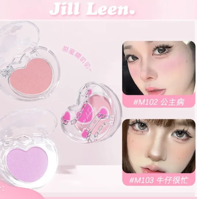 JILL LEEN Love Blush Clay Cream Одноцветные румяна для мелирования и контурирования