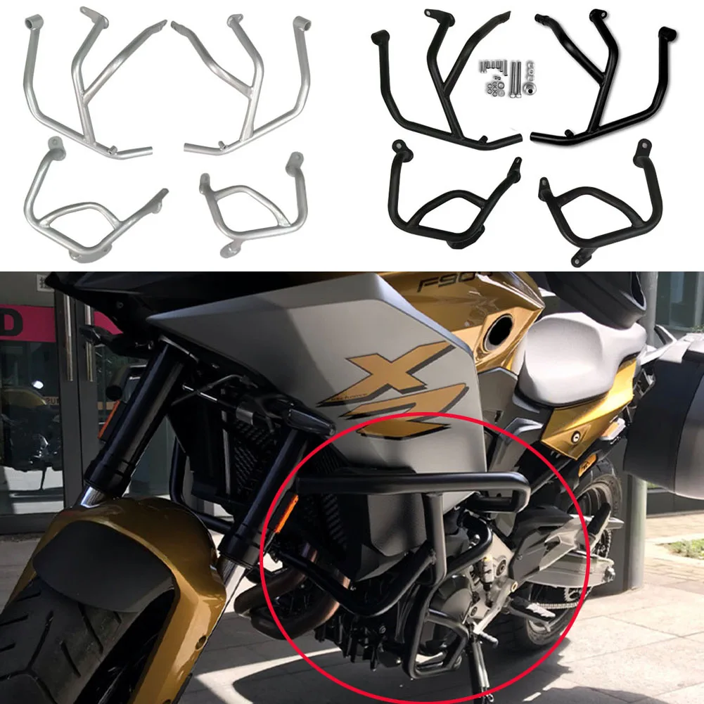 

Motorcycle Upper&Lower Crash Bar Guard Protection For BMW F900R/F900XR 2020-2021