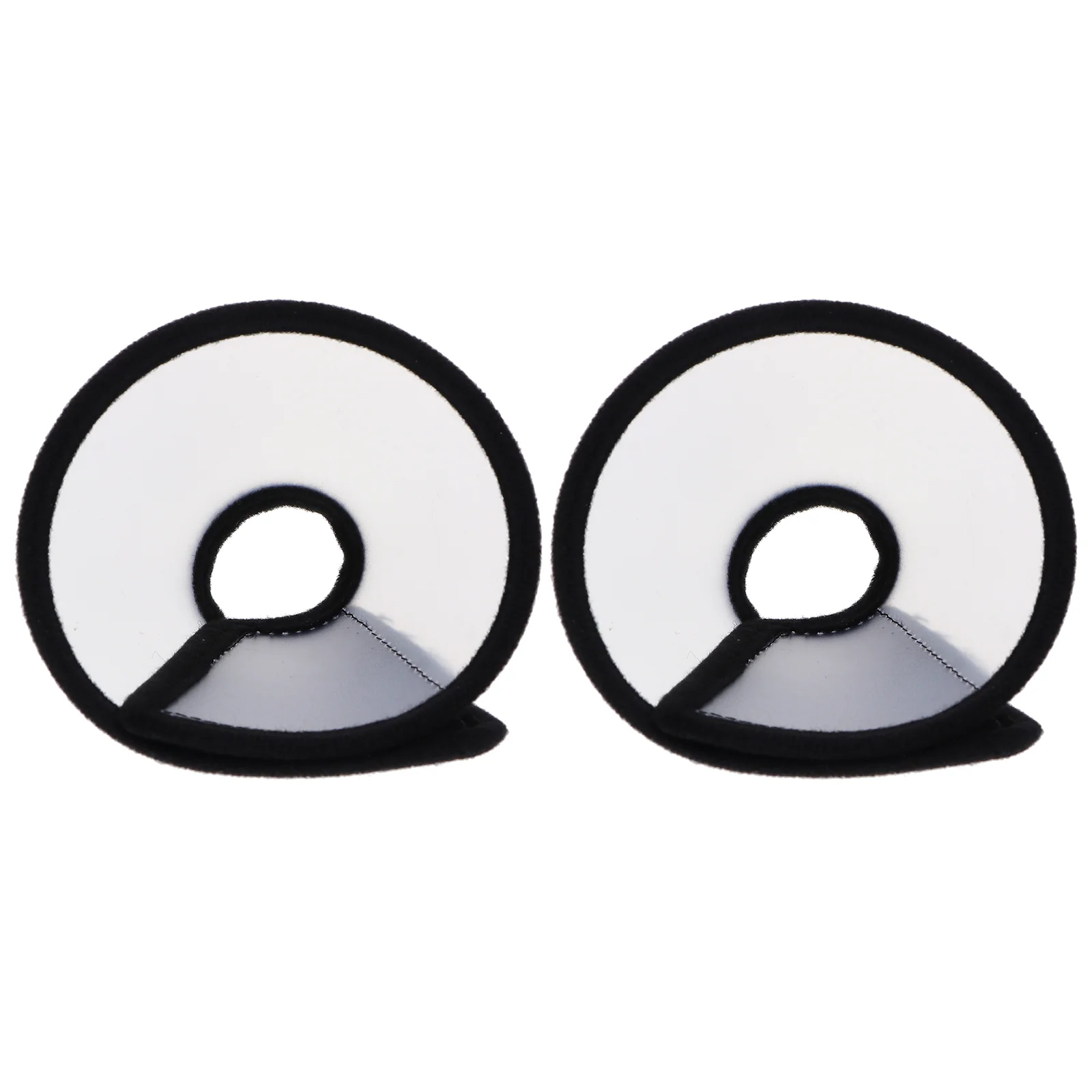 

2 Pcs Pet Lampshade Collar Collars Puppies Safe Guard Puppy Recovery Small Dog Surgery Neck Protector
