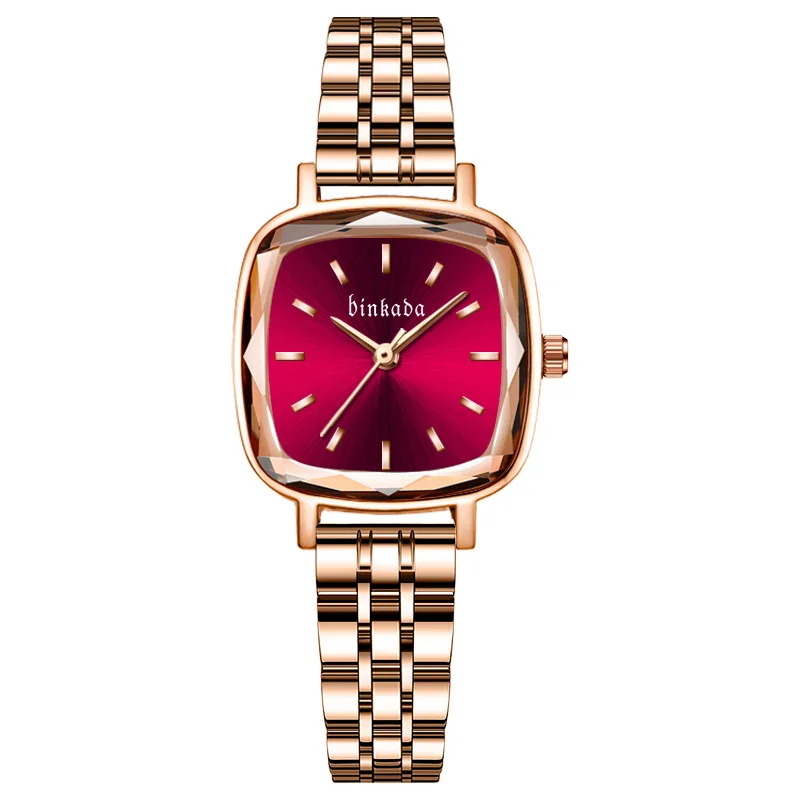 

Женские Кварцевые водонепроницаемые часы с квадратным циферблатом