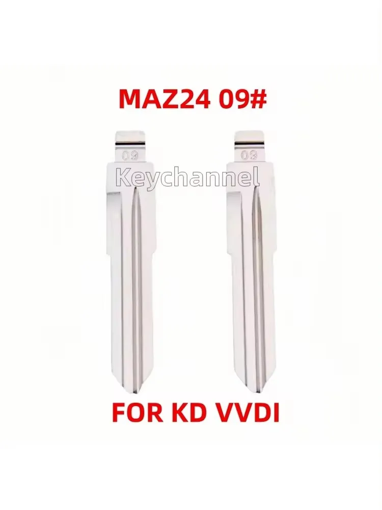 

Универсальный Металлический Ключ MZA24, 10 Шт., Лезвие KD Для KEYDIY Xhorse VVDI, Ключи Дистанционного Управления