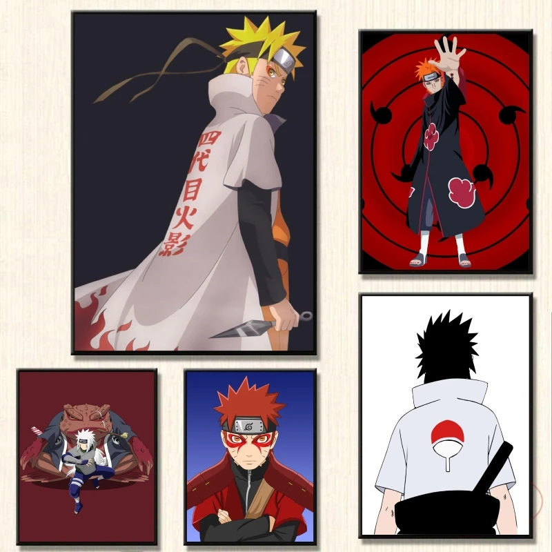 

Canvas Wall Art NARUTO Children Gifts Modular Prints Room Home Decoration Paintings Hanging Classic Picture Aesthetic Poster