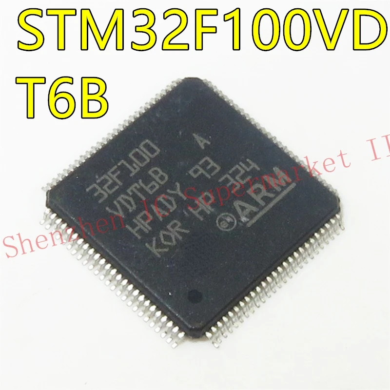 

STM32F100VDT6B QFP-100 New origina High-density value line, advanced ARM-based 32-bit MCU