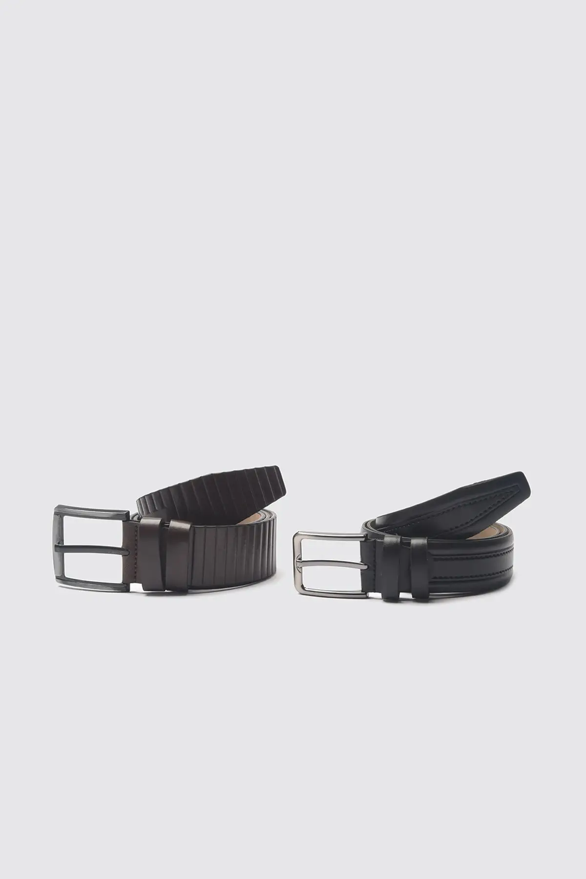 

Trendyol Male 2'li Faux Leather Belt TMNSS21KE0094