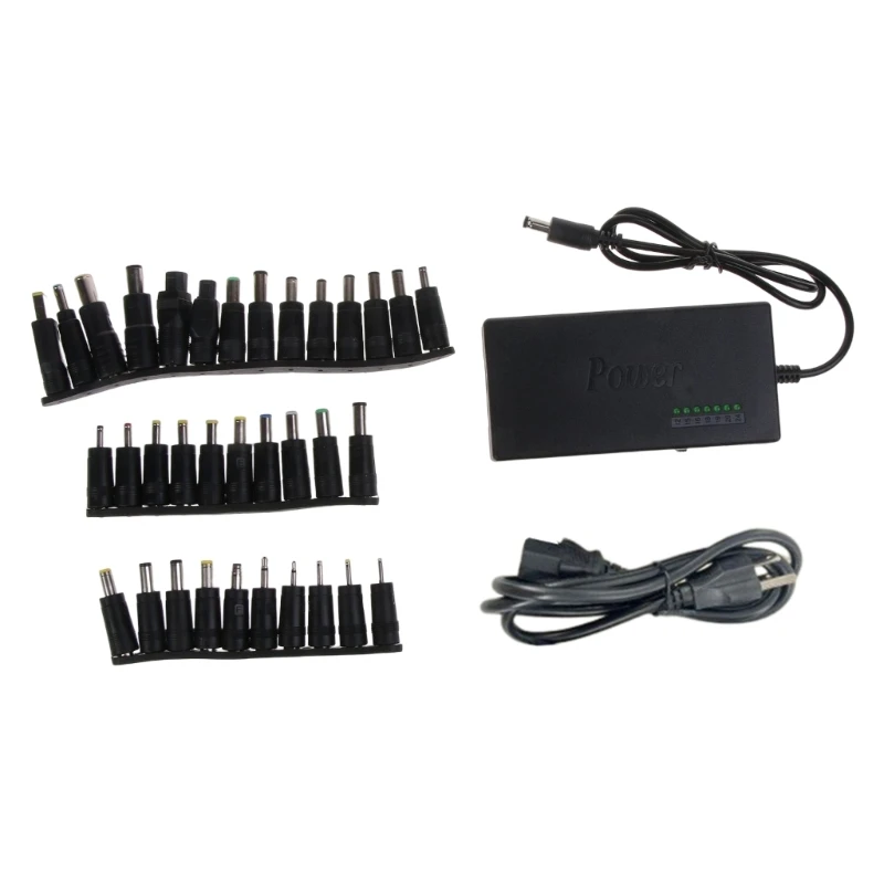 

Universal AC Power Adapter Charger 96W with 34pcs Adapters 12V-24V for Notebook LCD DVD