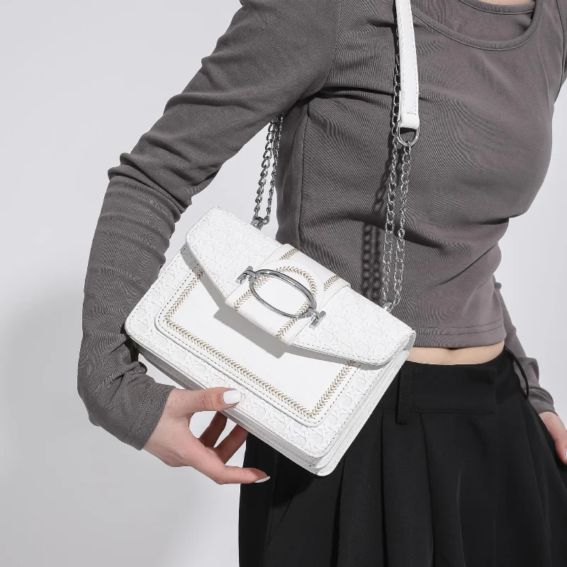 Toptrends Crossbody Bag New Purse And Handbag For Women 2023 Trend Luxury Designer Pu Leather Shoulder Bag Ladies Chain Bag