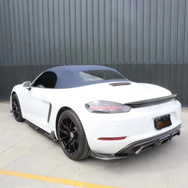 Комплект кузова для 718 Boxster 16-20 лет в стиле ARMA, передний бампер из углеродного волокна, боковые юбки, задний диффузор (art.: 3920d459e1880) - 3920d459e1880