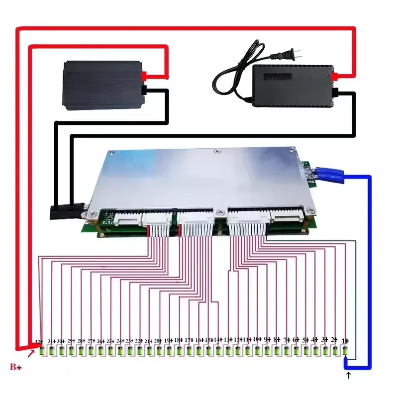 Умная BMS-система Ant 10-32S (10S, 13S, 16S, 20S, 24S, 32S) 80A100A для литий-ионных, LiFePO4 и LTO аккумуляторов (art.: 3920dbffe53db) - 3920dbffe53db