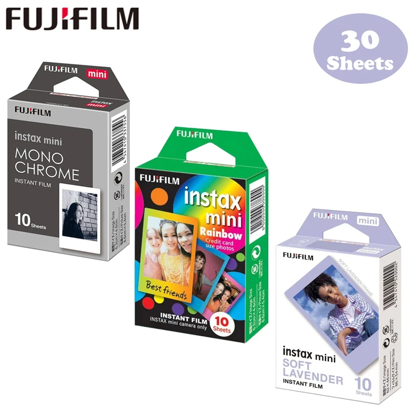 10/30 листов Fujifilm Instax Mini 12 пленка для Fuji Instant Evo SE 25 70 90 Liplay 40 Film Paper