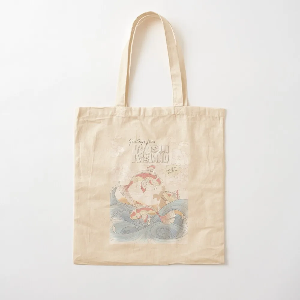 Kyoshi Island Travel Poster Tote Bag Женская сумка-шоппер Холщовая сумка Большая холщовая