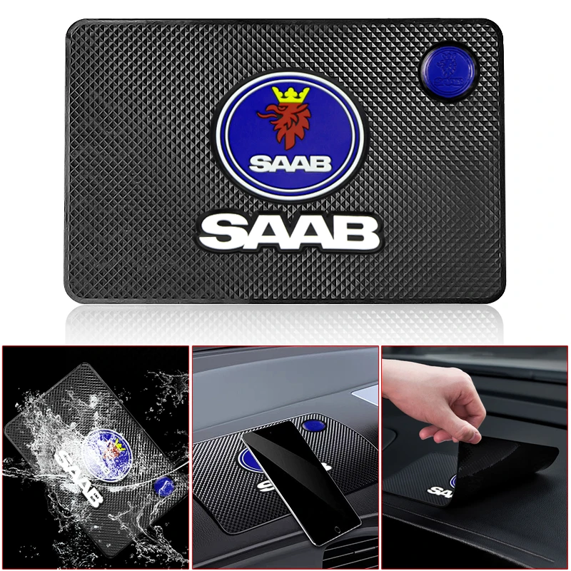 

New Car Anti-Slip Pad Car Interior Dashboard Phone Gel Pad Fixed Anti-Slip Pad For Saab 9-3 93 9-5 9 3 900 9000 95 Scania Sweden
