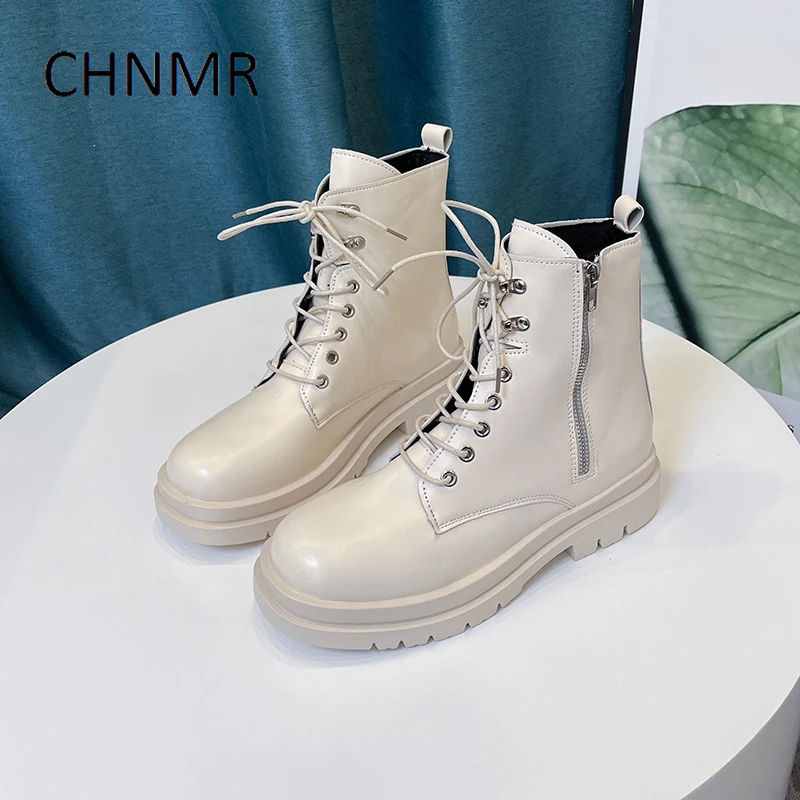 

Women's Boots Round Toe Fashion Wild Thick Bottom Comfortable Non-slip Wear-Resistant Popular Model Spring and Autumn Main Push