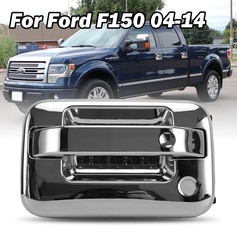 Хромированная дверная ручка 8L3Z1522405AA-PFM для Ford F150 2004 2005-2014 ABS с клавиатурой