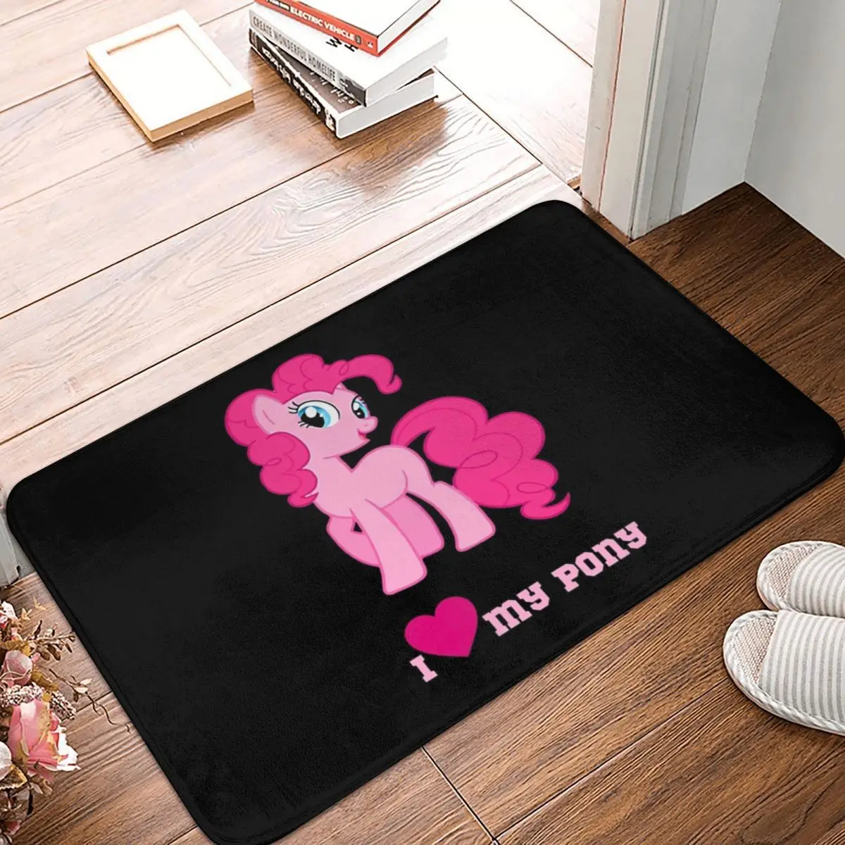 

Ковер с надписью «I Love My Cute Little Fantasy Pet», декоративный ковер с животными, нескользящий, для входа в гостиную, кухню, спальню