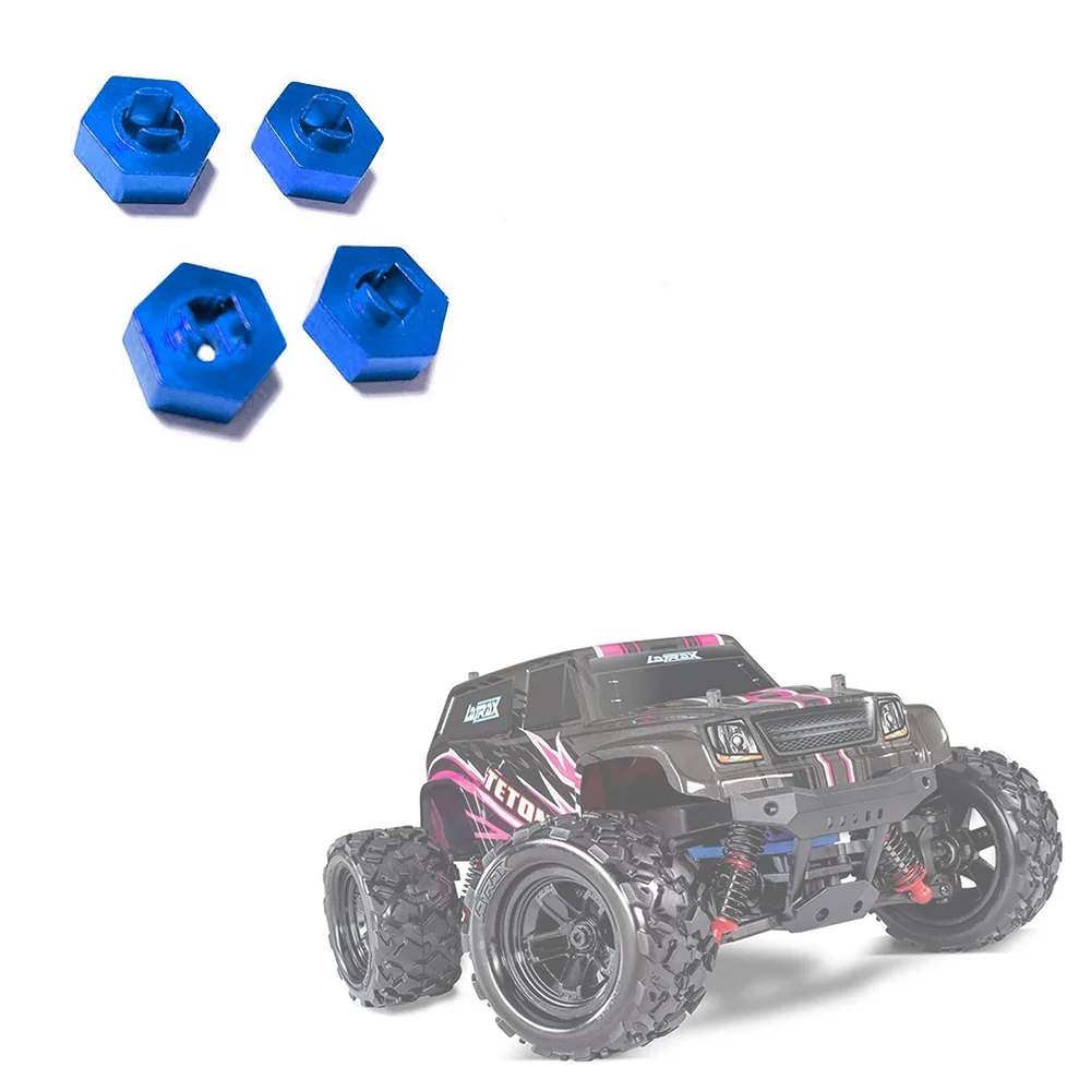 4 шт. металлический шестигранный адаптер для колес Traxxas LaTrax Teton 1/18 детали