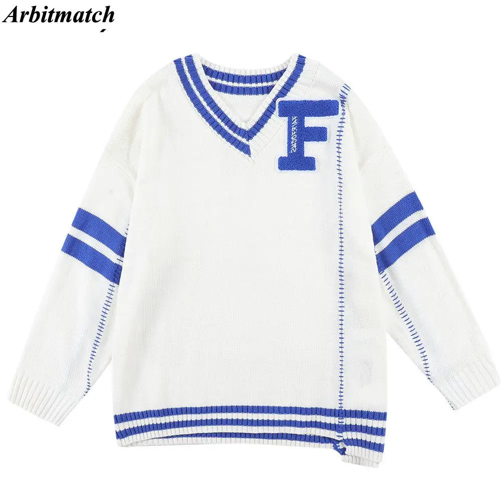 

Hip Hop Streetwear Knitted Sweater Fashion Design Harajuku Pullover 2022 Men Autumn Cotton Casual Sweater Pullover Men Clothing