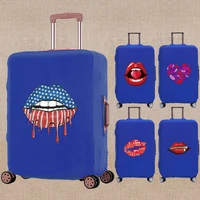 luggage cover elasticity dust proof trolley protective case mouth print travel accessory covers apply to 18 28 inch suitcase
