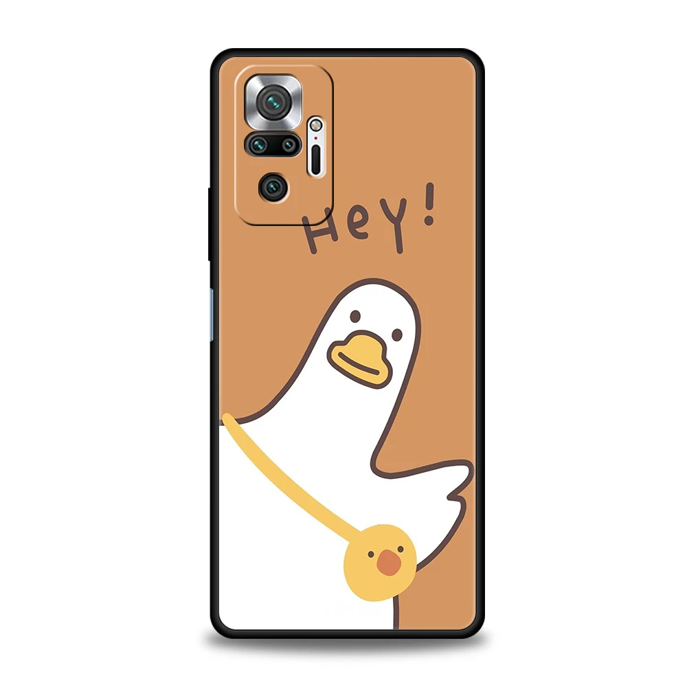Cute Cartoon Duck Phone Case Cover for Redmi 14C 10C Note 14 13 12 10 11 Pro Plus 7 8T K40 K50 Gaming Pro Plus 5G Soft TPU Shell (art.: 3920cc43ee10f) - 3920cc43ee10f
