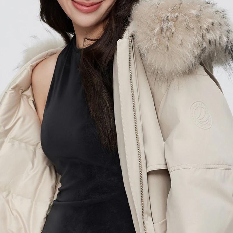 Женская зимняя пуховая куртка BOSIDENG