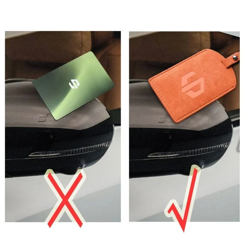 Фото Чехол для смарт-карты NFC для Leapmotor C10 C11 T03 B10 C01 B01 2024-2026, защитный чехол-брелок для бесключевого доступа, аксессуары №3
