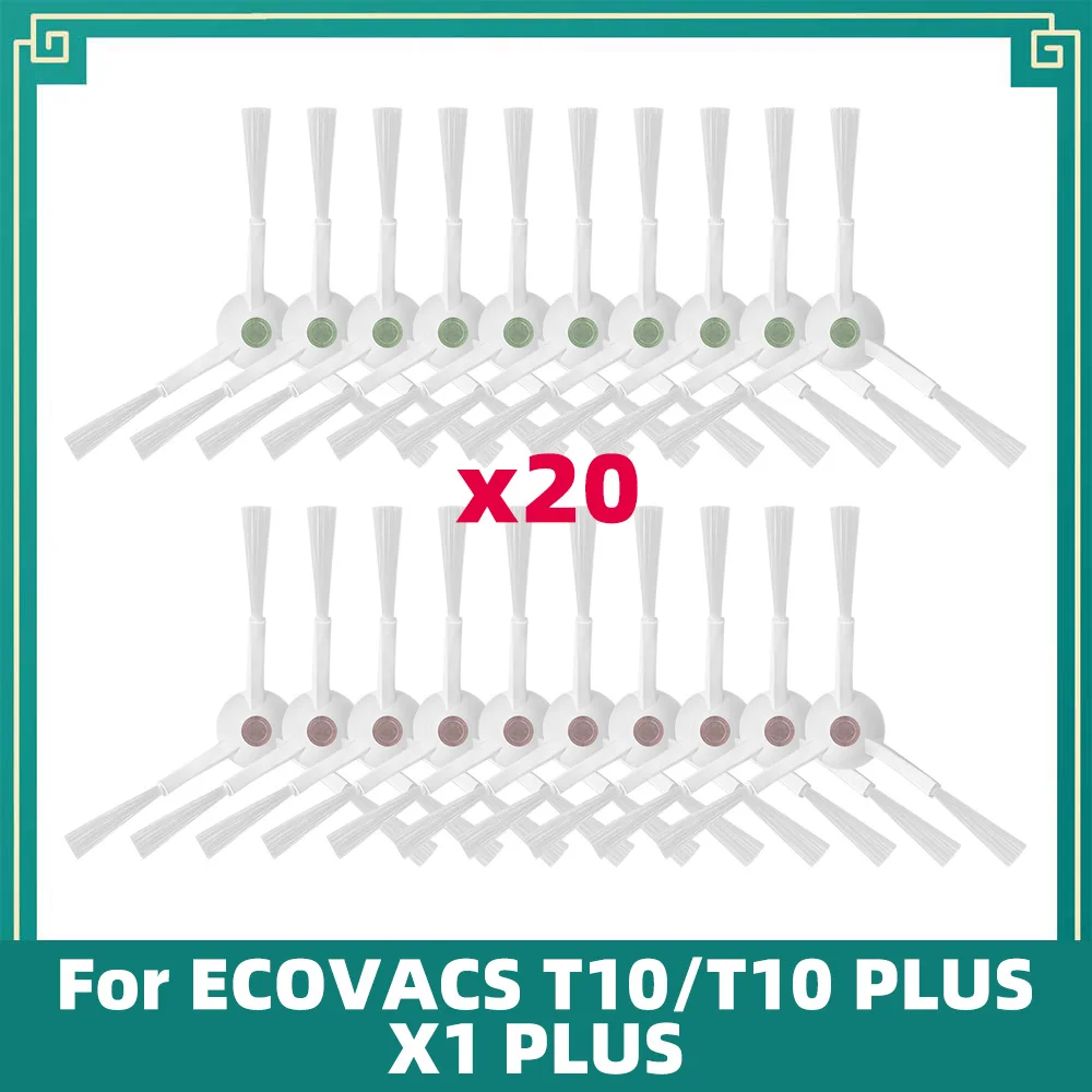 

Подходит для ECOVACS T10 / T10 PLUS / X1 PLUS Робот-пылесос Запасные части Основная и боковая щетка HEPA-фильтр Тряпка для мытья Пылесборный мешок