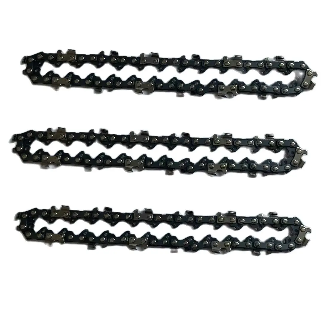 

3Pcs 4 Inch Chainsaw Chain Guide Saw Chain 133mm Mini Chainsaw Chain Replacement Accessory for Wood Cutting
