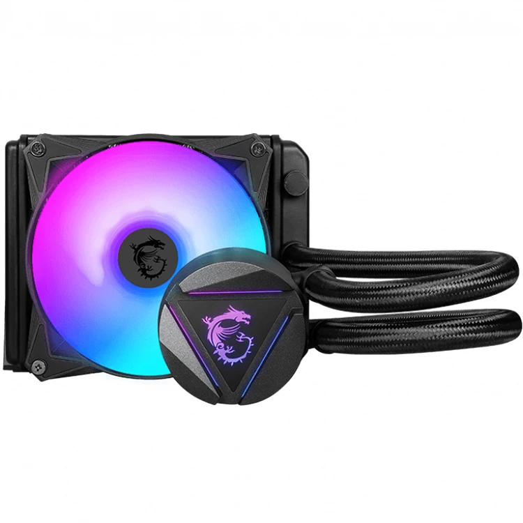 

MSI MAG CORELIQUID 120R CPU LIQUID COOLERS 120mm ARGB Glare Fan EDITION With Crystal Cold Head Supports inte and AMD CPUs