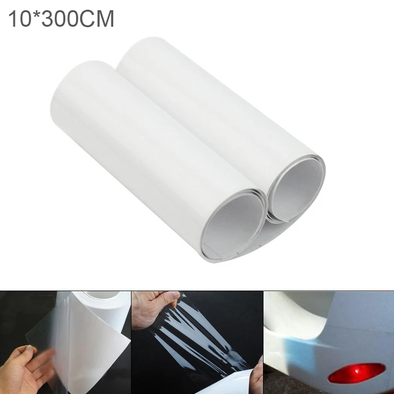 1 шт. универсальные 10x300 см автомобильные наклейки OPVC прозрачные наклейки для кузова мотоцикла бампера капота Защитная пленка для рисования наклейки для рисования