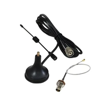 2 4ghz 3dbi wifi antenna with magnetic base extension cable 1 5m tnc male connector tnc female bulkhead switch uflipx cable