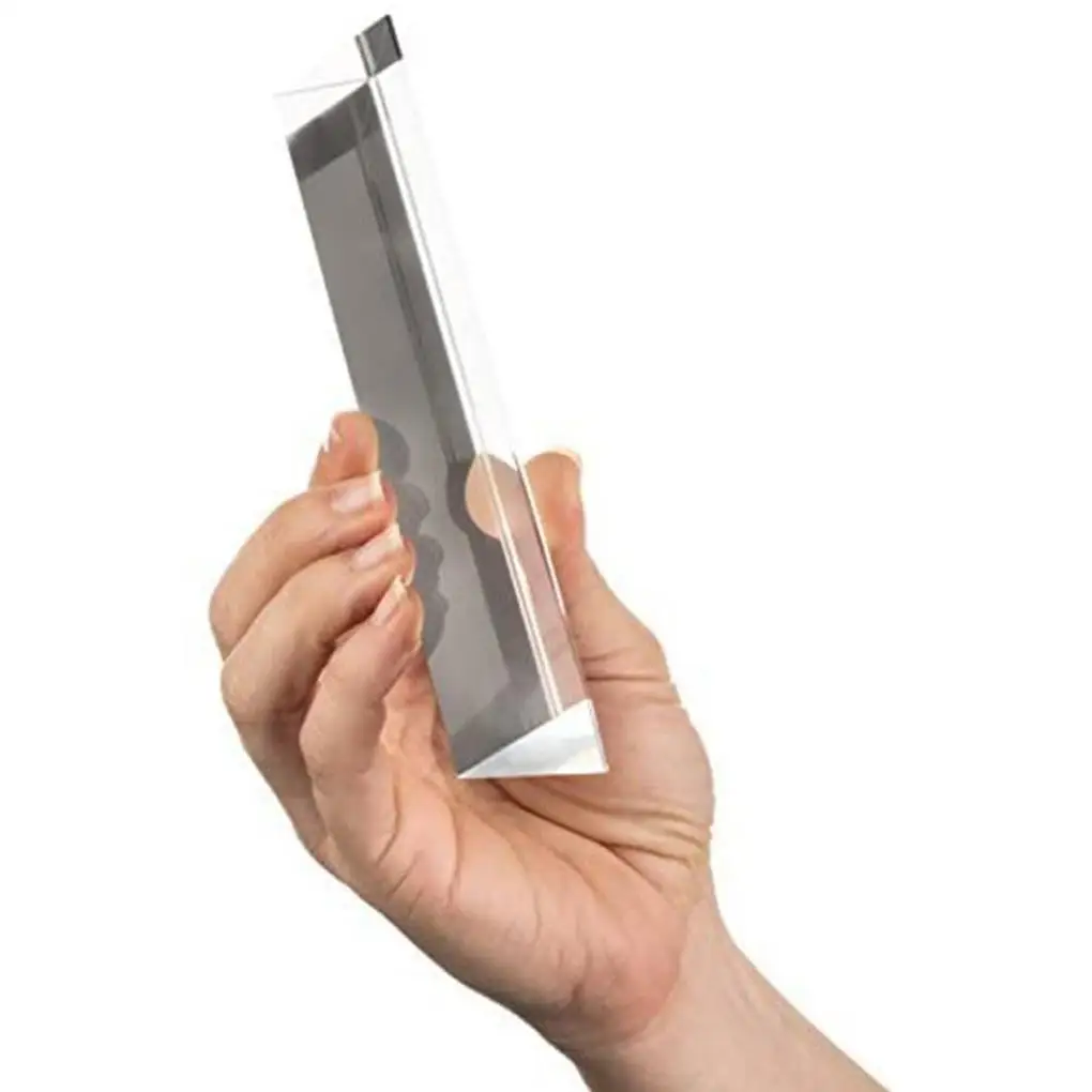 

Фотография Радуга оптический реквизит стекло прозрачная треугольная физика экспериментальное оборудование профессиональный класс